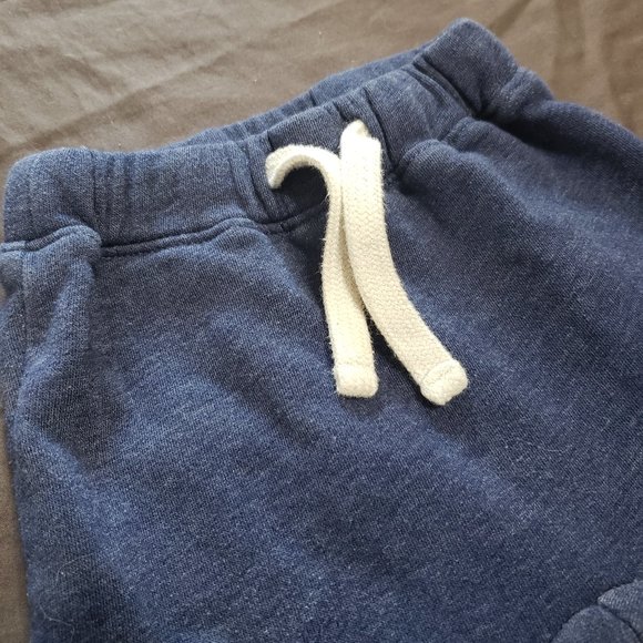 Sweatpant Joggers Adjustable Elastic Waistband Navy Blue Palm Tree Design 12-18m - Picture 3 of 5